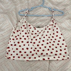 tank top with strawberries on it